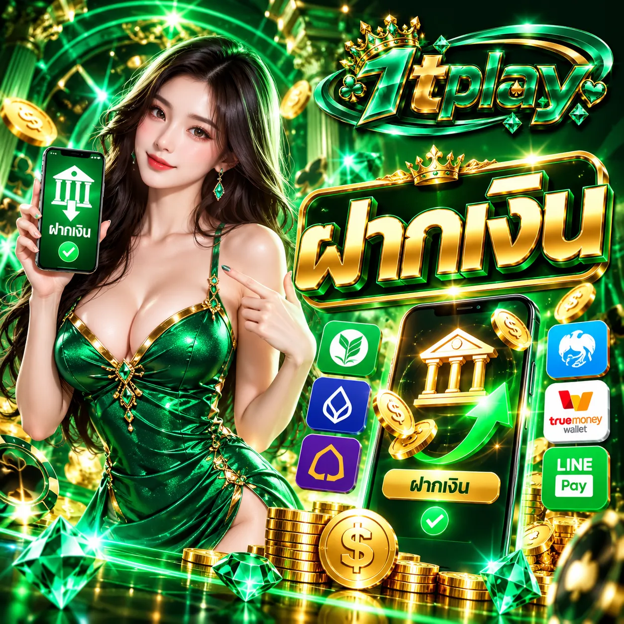 1TPLAY - ฝากเงิน